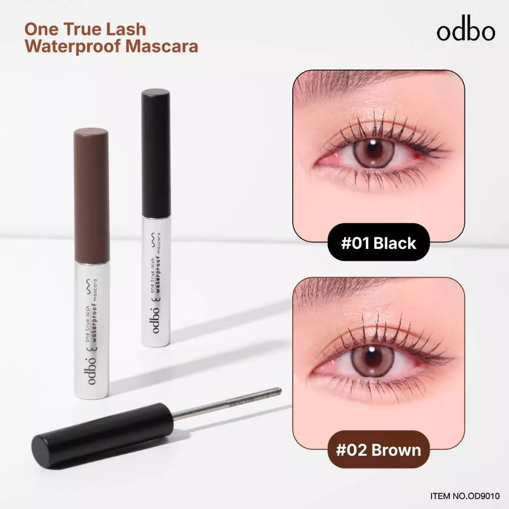 OD9010 Odbo One True Lash Waterproof Mascara 5g โอดีบีโอ มาสคาร่า หัวเหล็ก